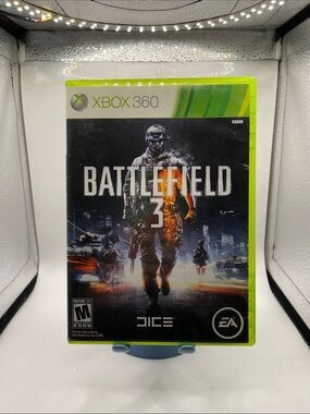 Microsoft Xbox 360 Battlefield 3 with Neon Green Case